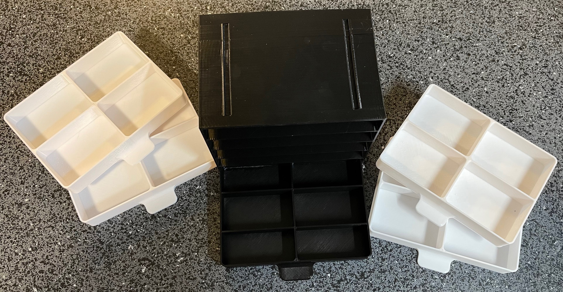 Remix Stackable parts drawers by CMR Download free STL model