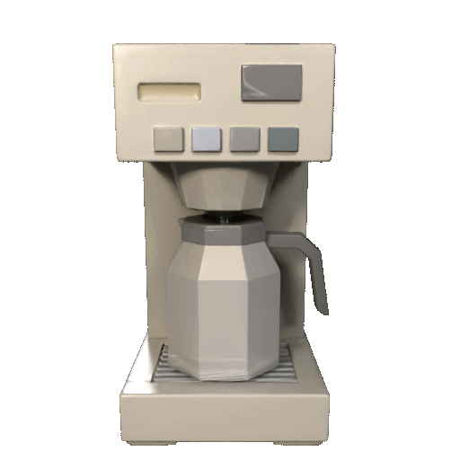 Low Poly Coffee Machine — thumbnail 2