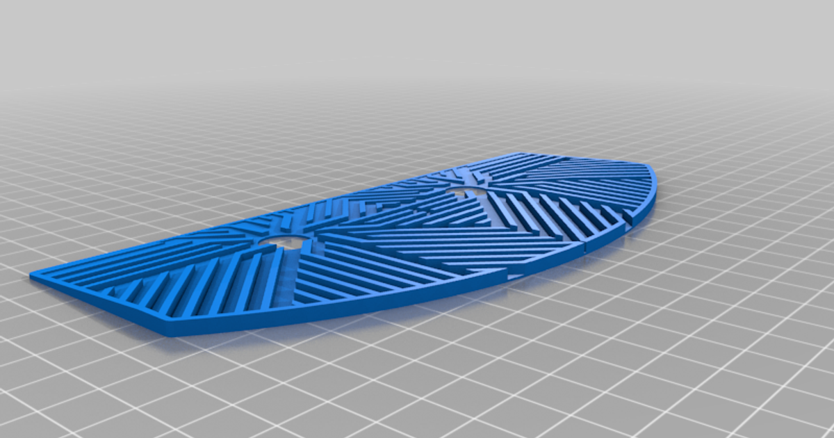 Roborock S5 Max mop cloth insert with water channels by Jarda T