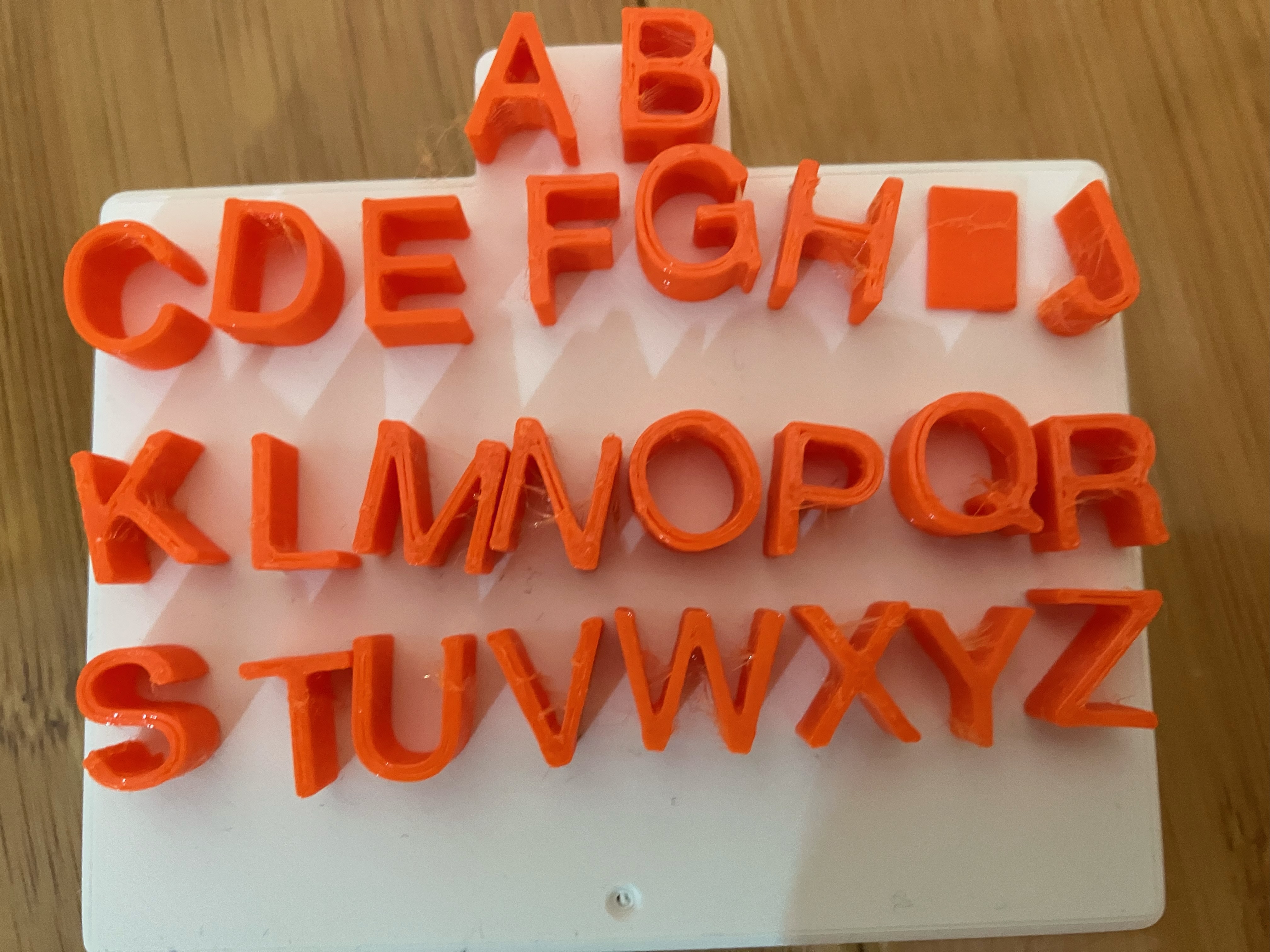 A-Z UPPERCASE ALPHABET SET