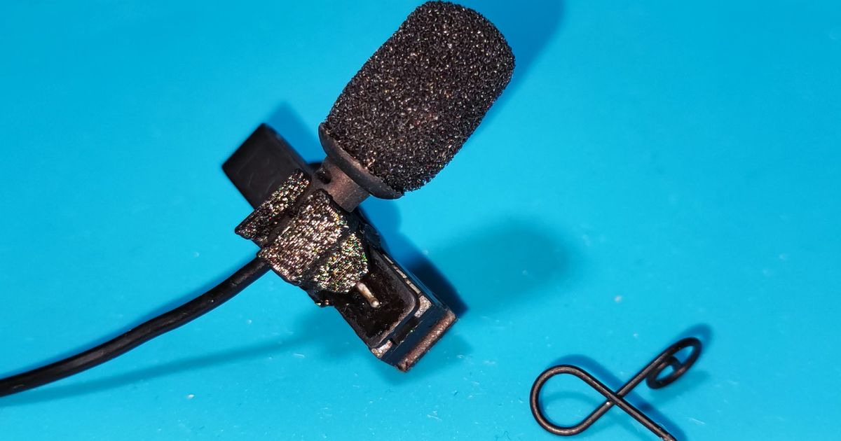 Microphone clip holder RODE wireless set Wireless GO II by ERiK004