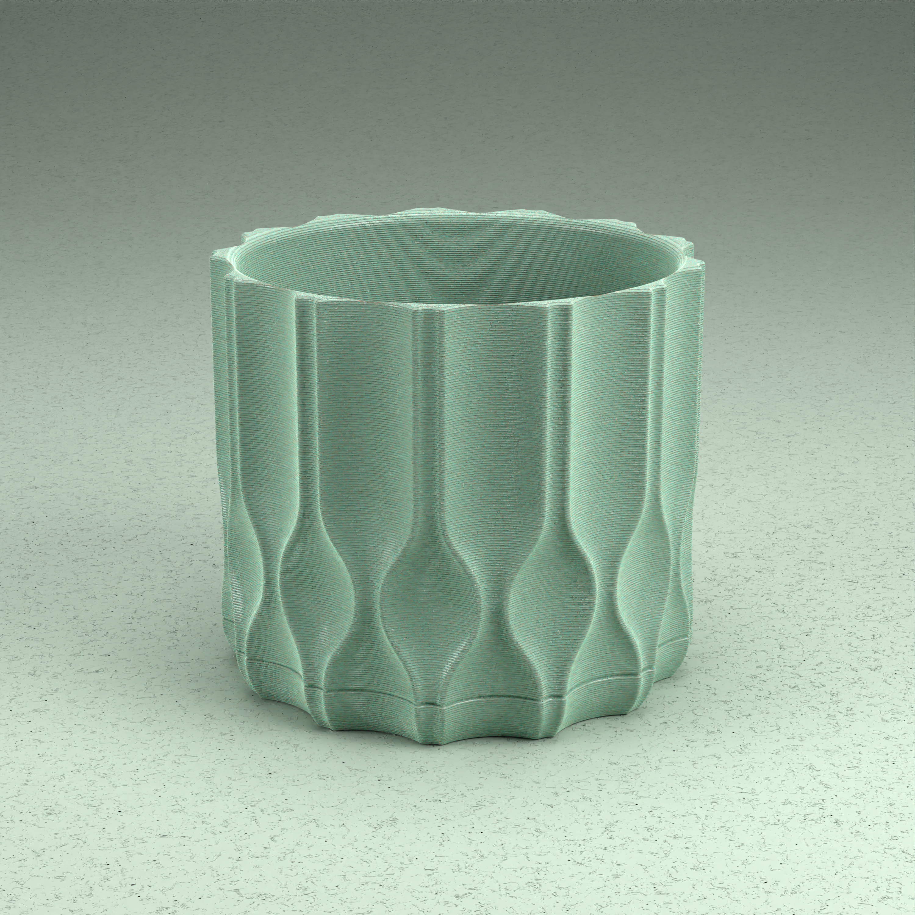 WAVE ALOE PLANTER