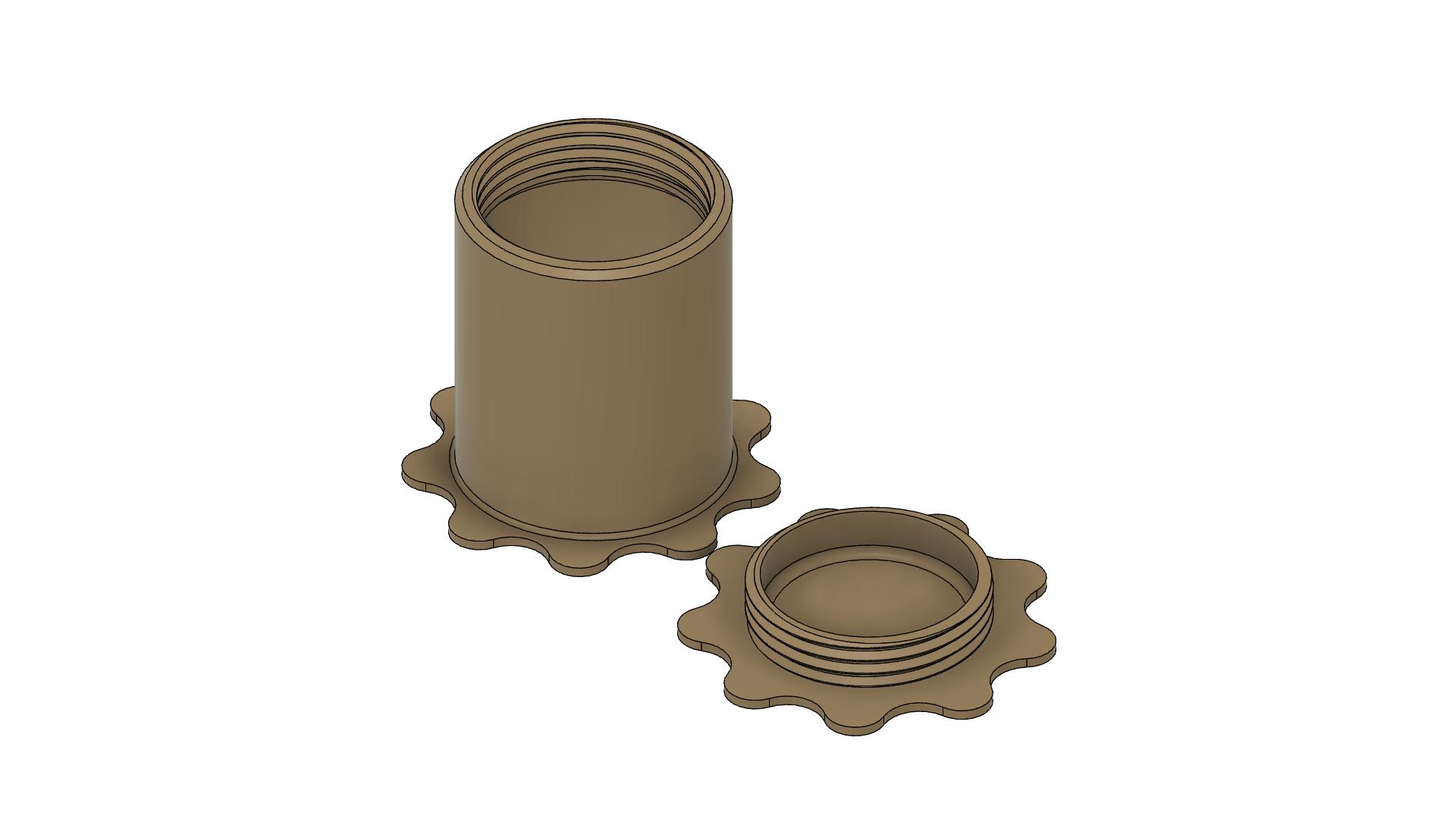 Miniatura 2 do modelo 3D Bambu Reusable Spool Weight Holder