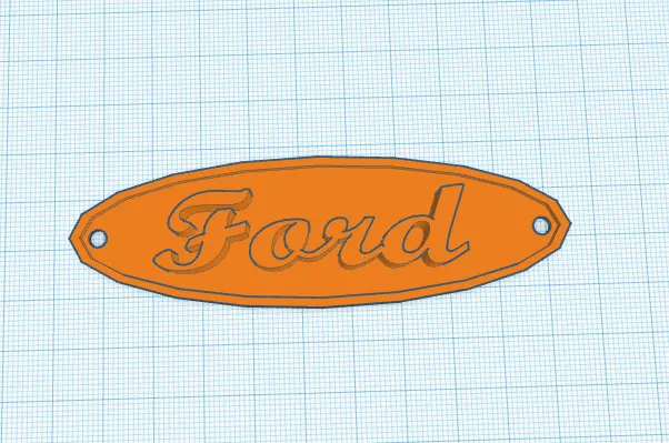 Ford Badge / Logo by asteven5, Download free STL model