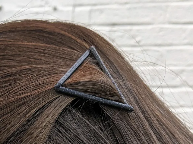 Triangle hair clip