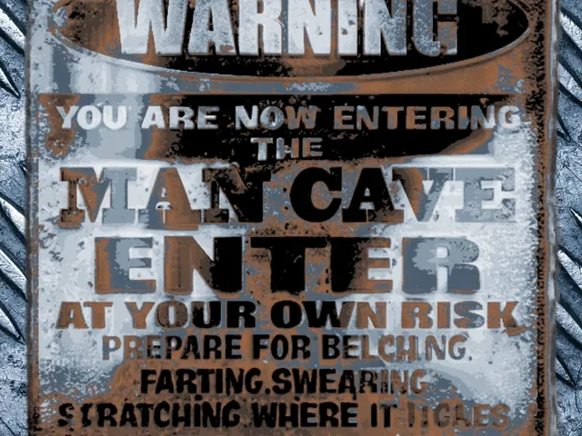 Rusty Man Cave Sign - Hueforge