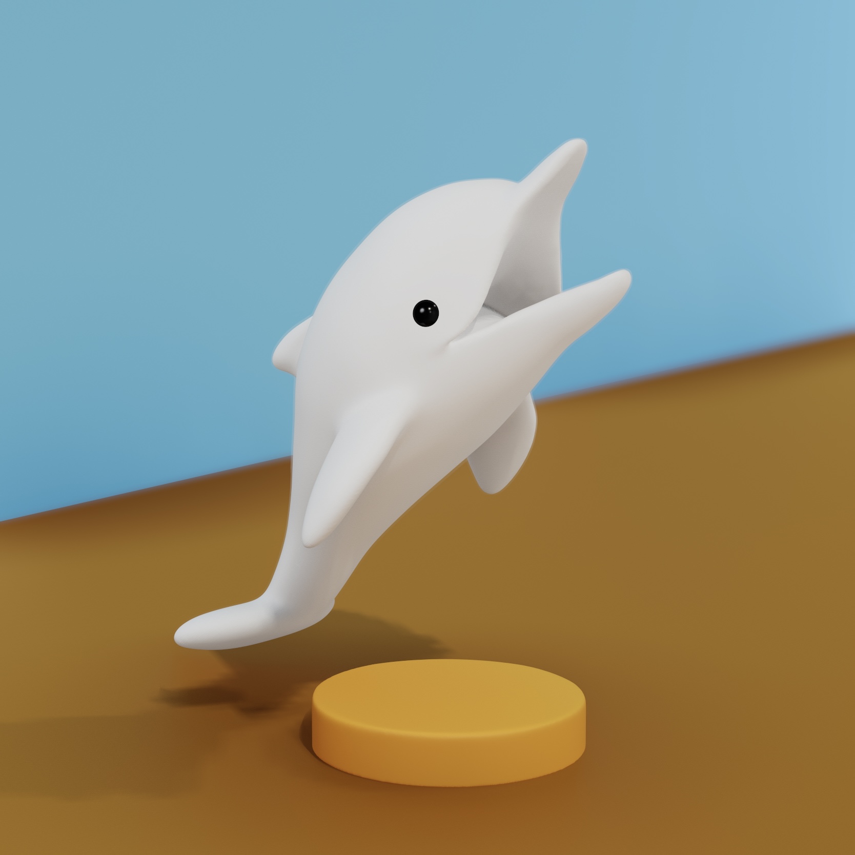 Miniatura 2 do modelo 3D Jumping dolphin