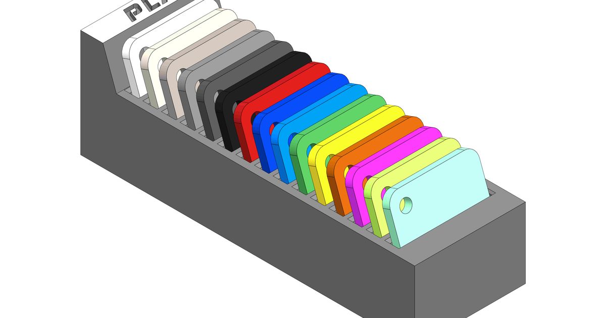 Mini Filament Catalogue Remixed by Mitch - MakerWorld