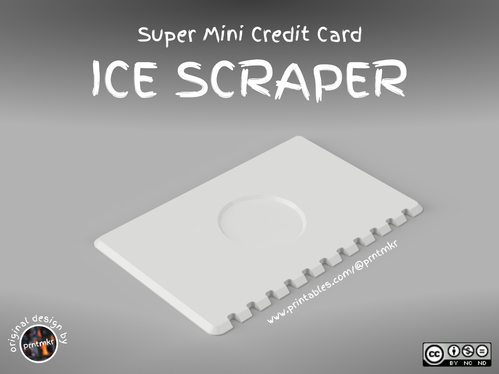 Credit Card Ice Scraper By Prntmkr Always A Good Print Download credit-card-ice-scraper-by-prntmkr-always-a-good-print-download