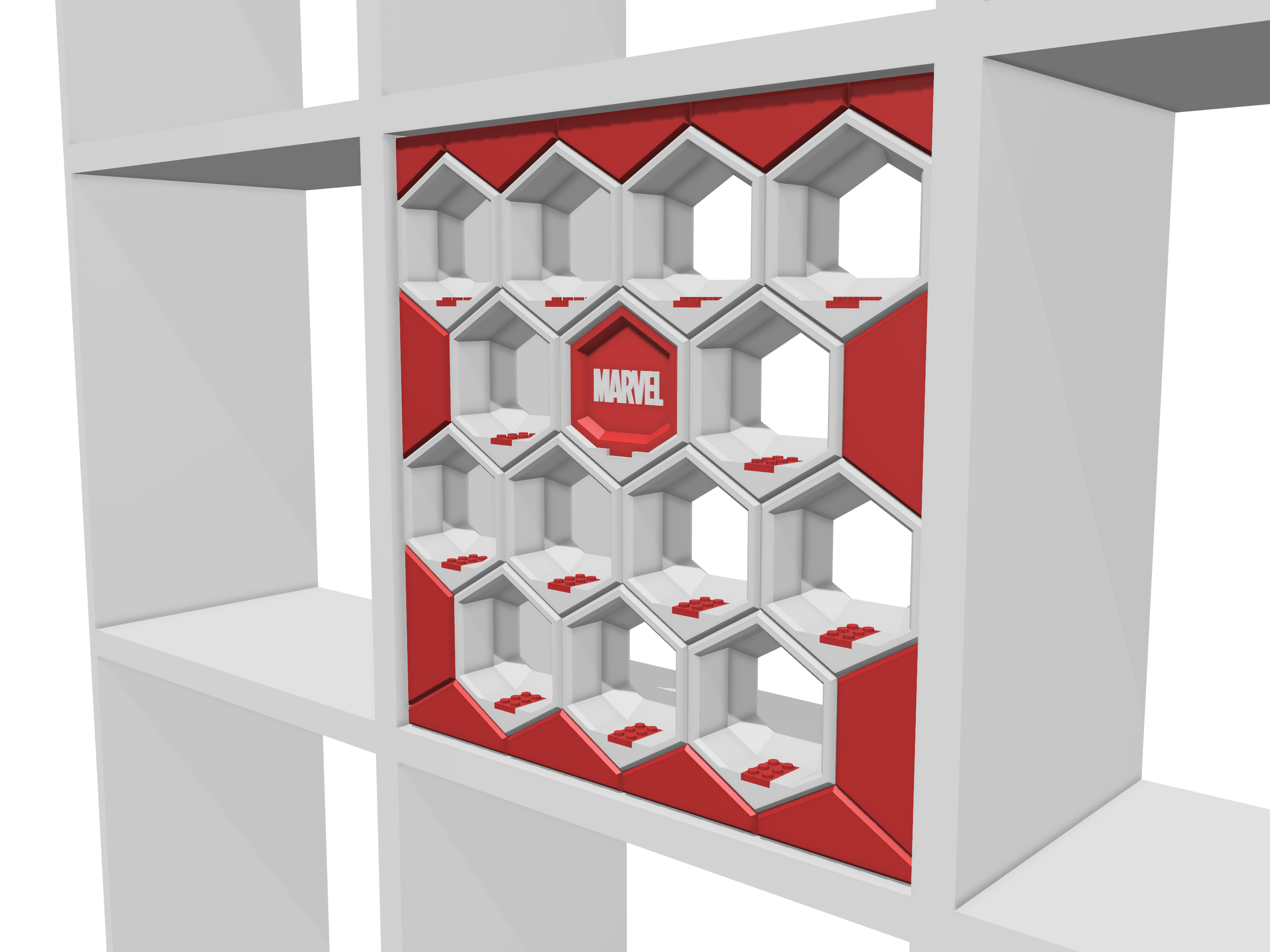 Lego Display made for IKEA KALLAX by 3D Request Download free STL