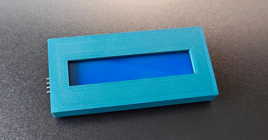 LCD 1602 Case by Bilekas Download free STL model