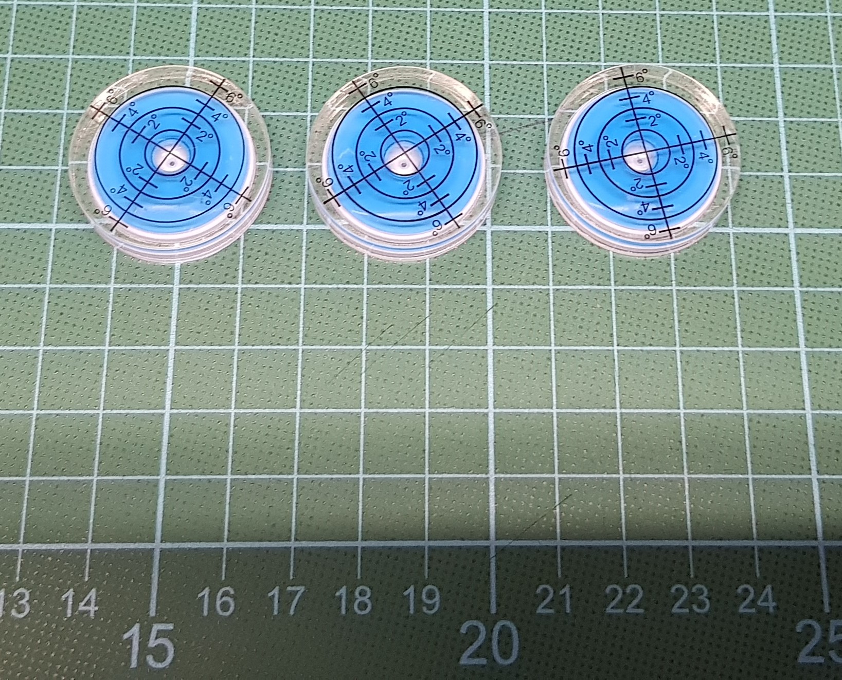 Bullseye Wasserwaage Mit Befestigungsloch, Durchmesser