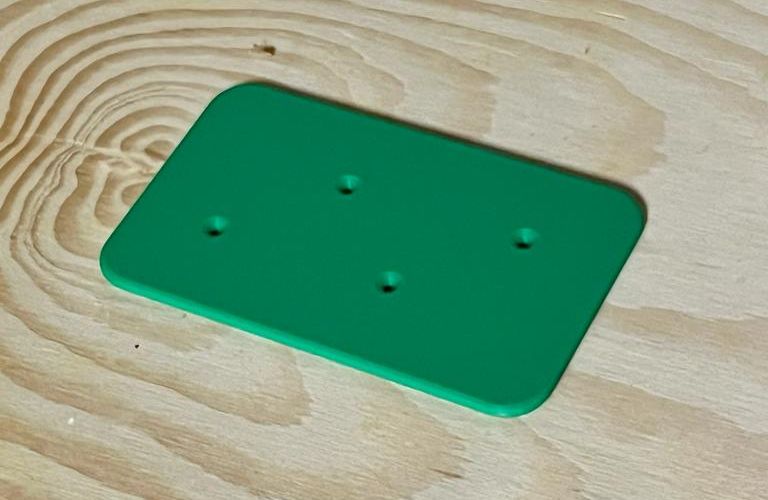 Simple Drill Guide for IKEA SKÅDIS Board