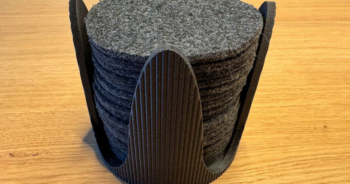 Coaster Holder by Matthias Download free STL model