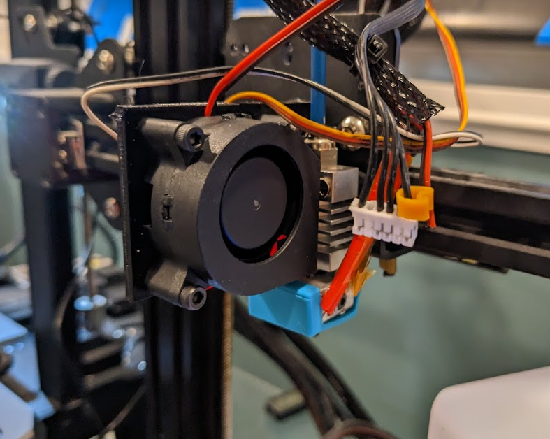 Ender 3 Pro 4020 hot end fan with bltouch mount by Richard Franks ...