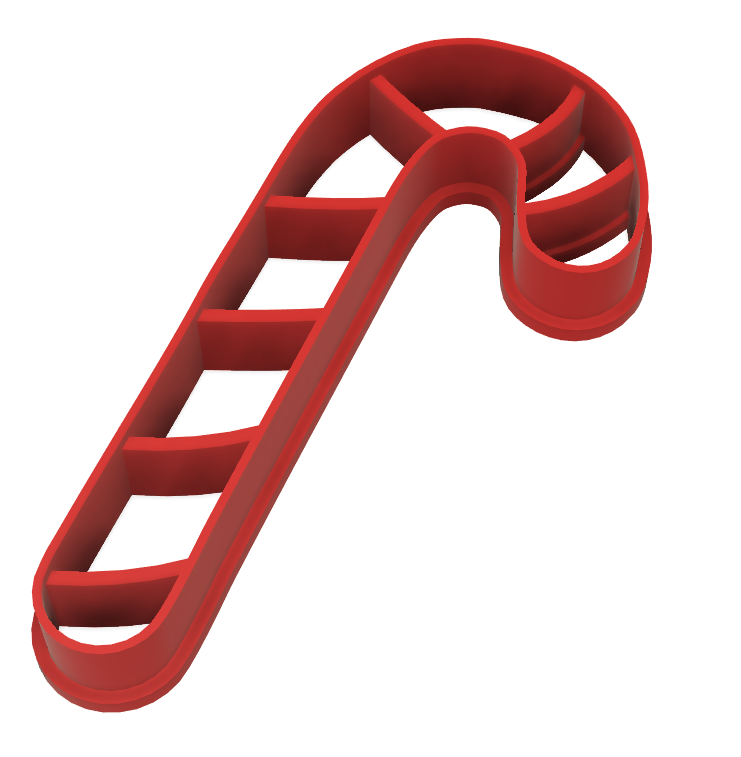 Candy Cane XMAS Cookie Cutter