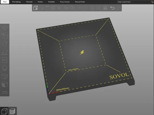 Sovol SV07 Plus Bed Shape and Texture