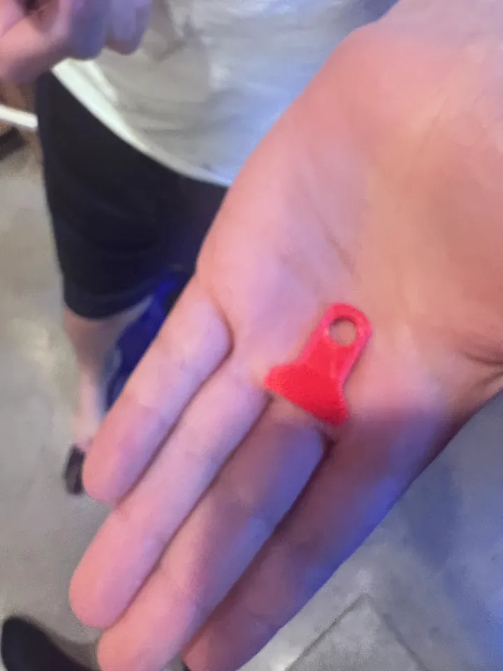 3D Printed Pink Ice Scraper 6 Long