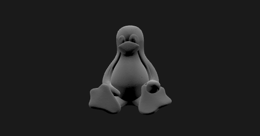 Linux logo 3D