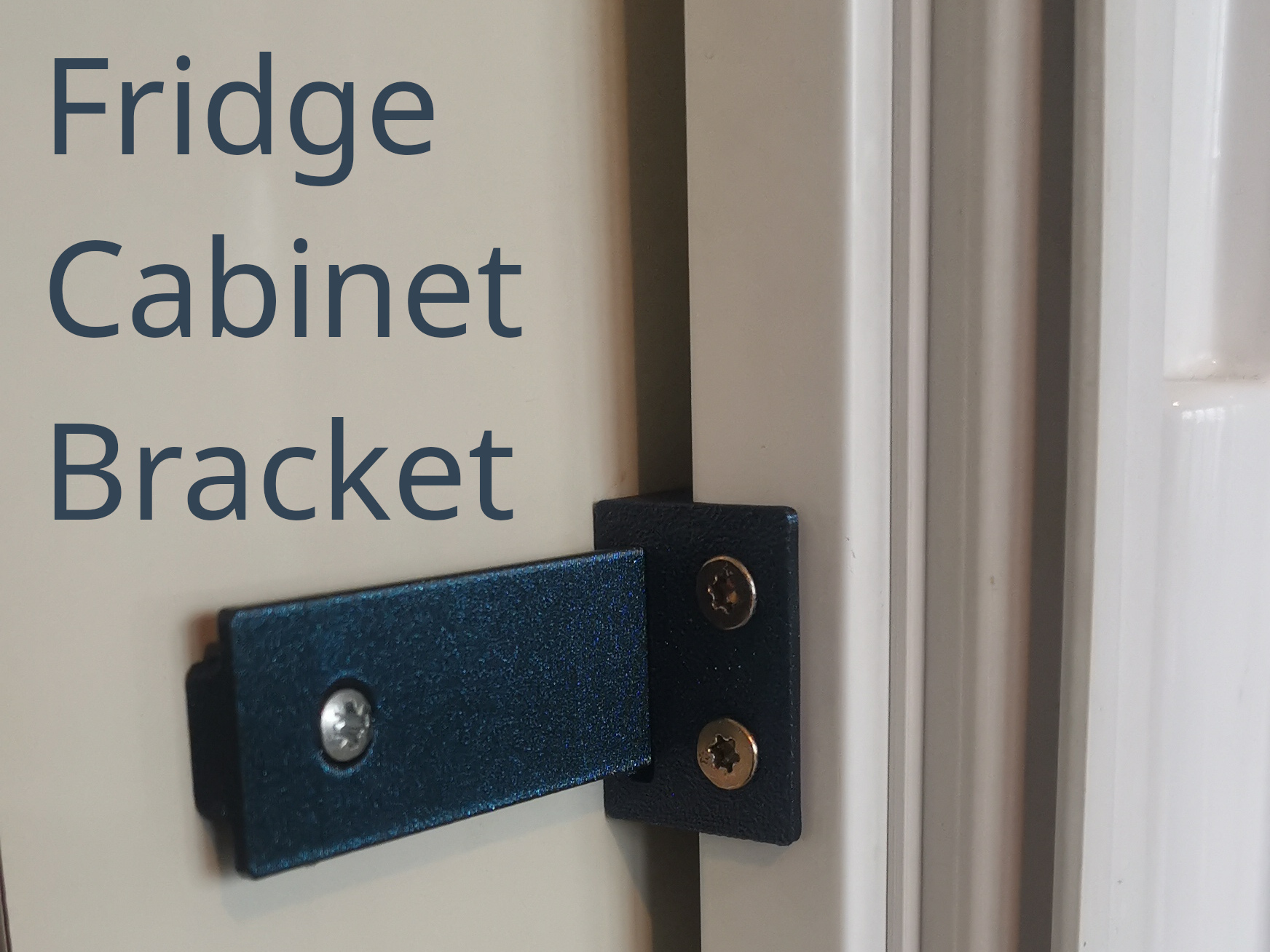 Fridge cabinet sliding bracket