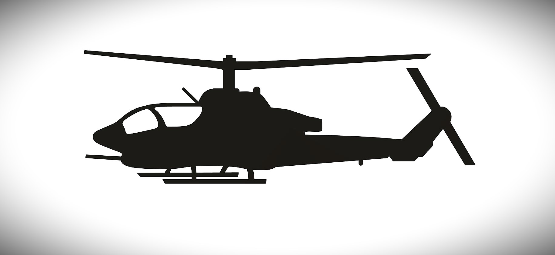 Cobra Attack Helicopter Wall Art