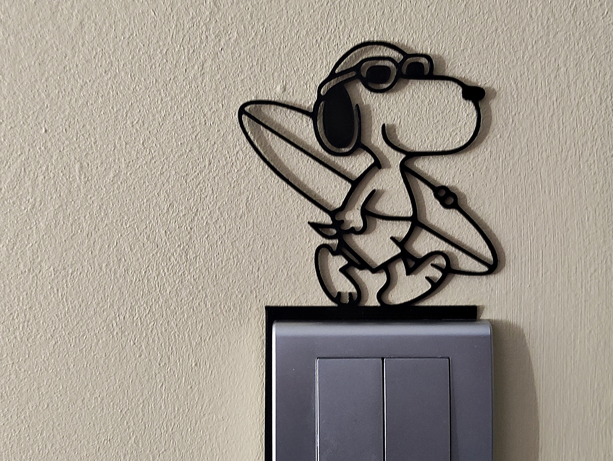 Snoopy Light Switch / Outlet Decoration - Model 42