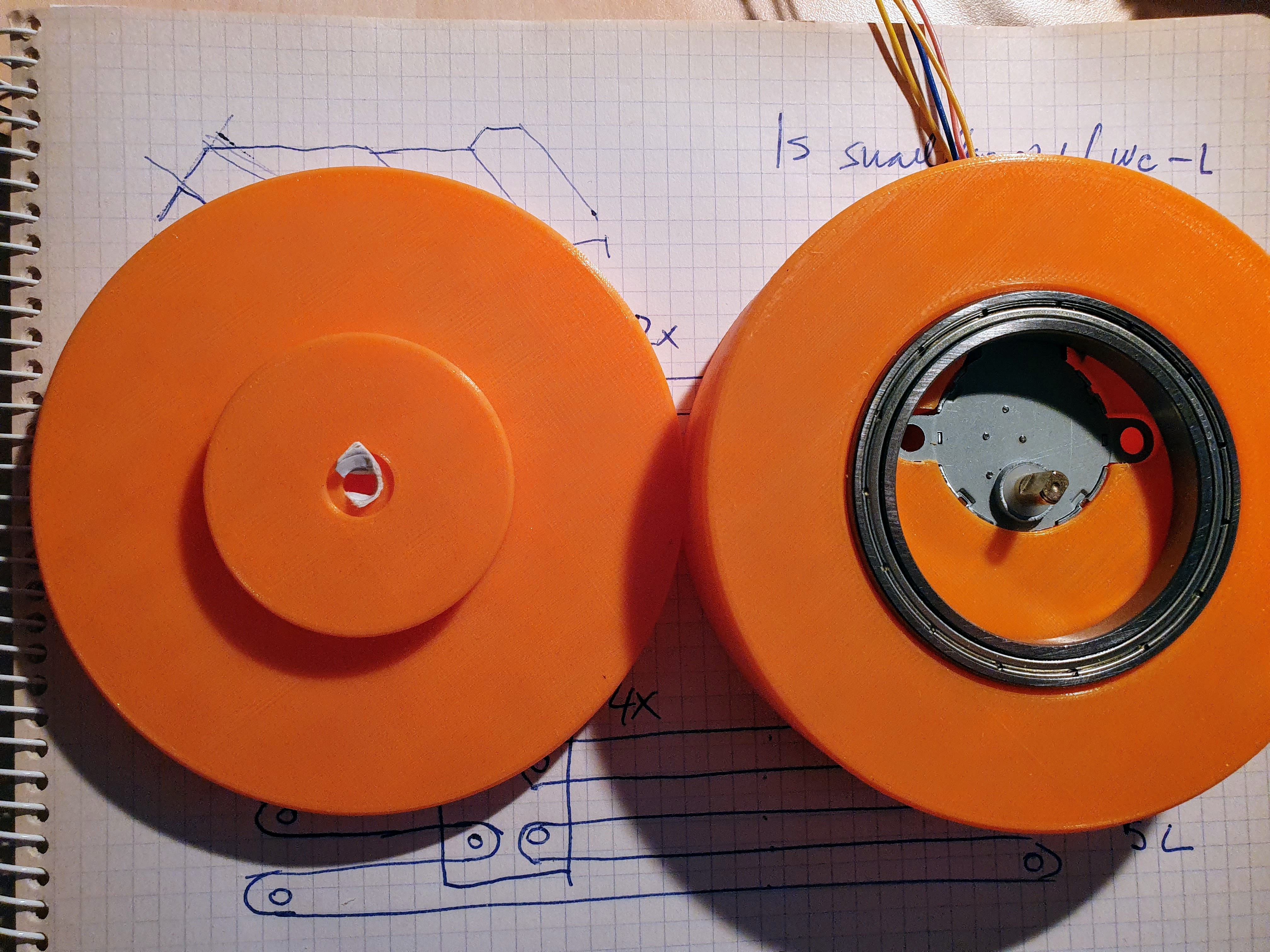 Motorized turntable by makerunit, Download free STL model