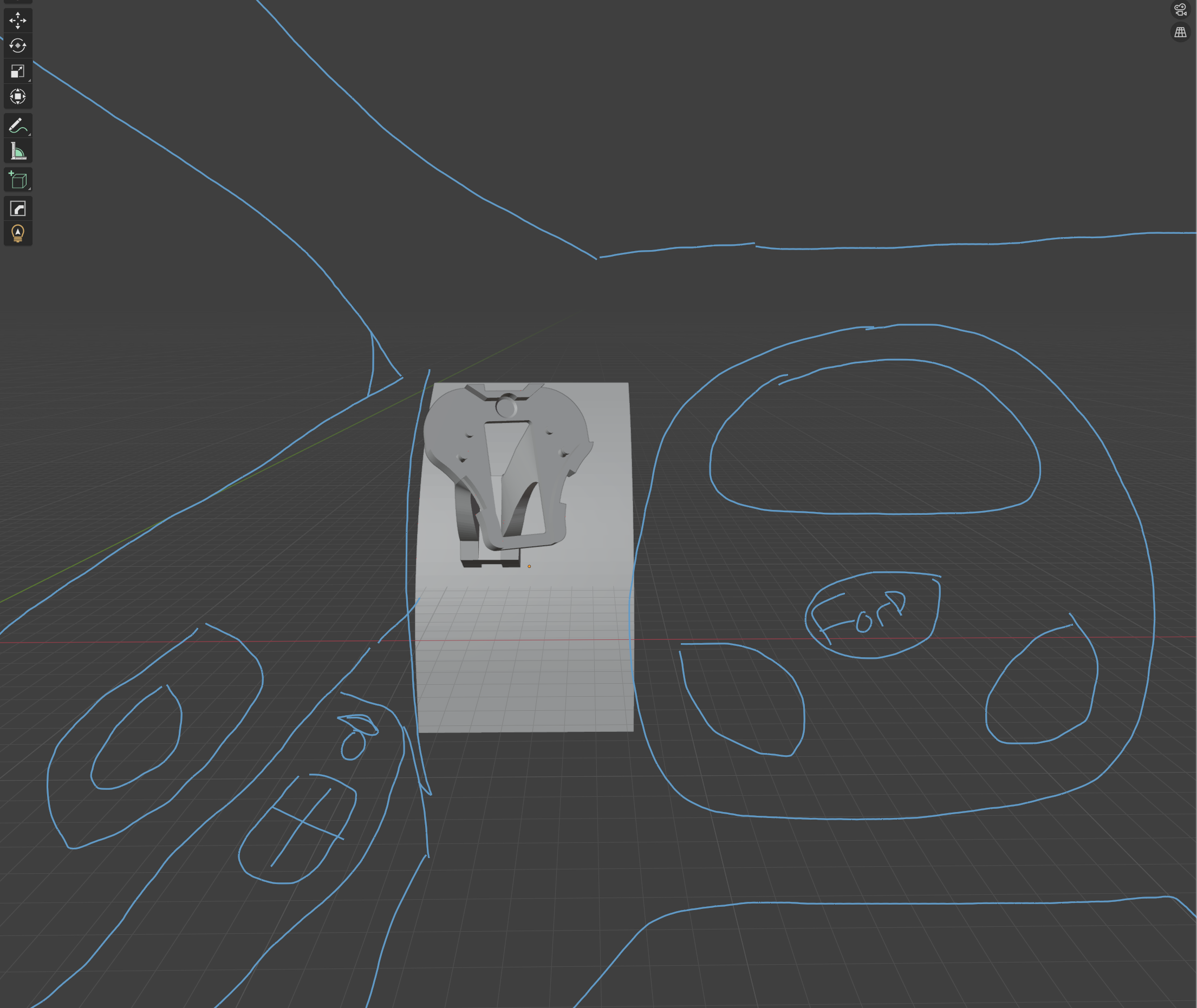 2013 Ford Explorer Left hand static phone holder