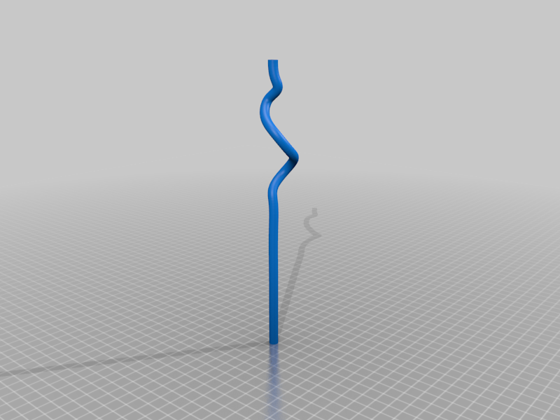 Miniatura 2 do modelo 3D Fancy Drinking Straw