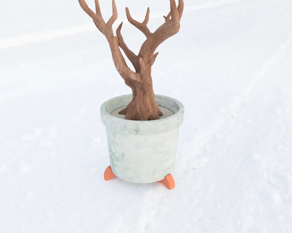 Blumenkbel Fe, Frostschutz, Entwsserung, sehr belastbar, Plant Pot Feet  by netwalk | Download free STL model | Printables.com