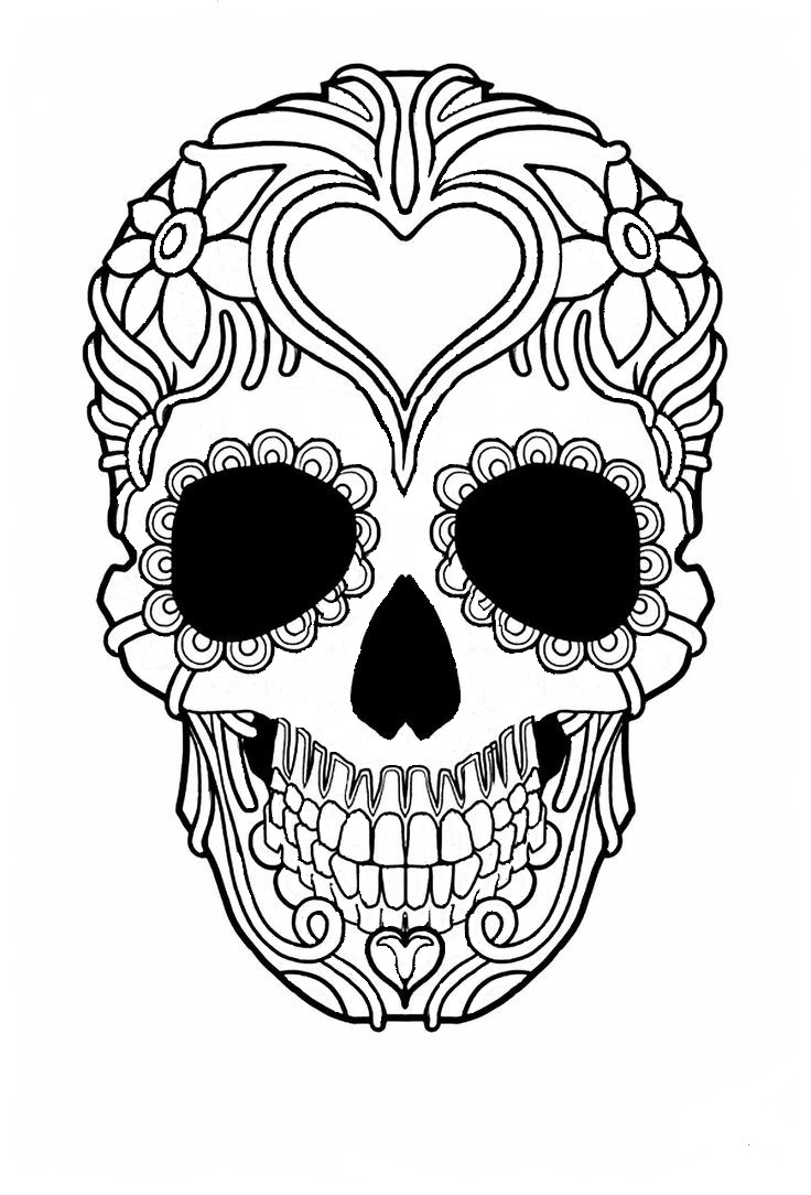 Day Of The Dead - Sugar Skull 21 by Peter Ennist | Download free STL ...