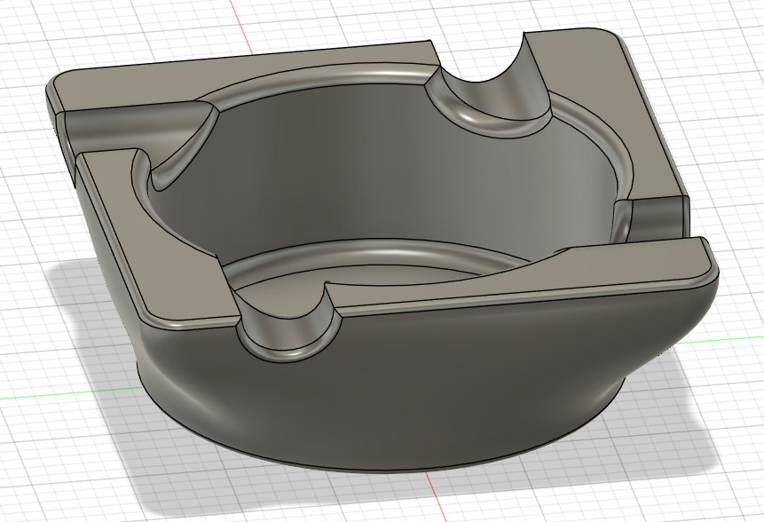 Miniatura 3 do modelo 3D Cigar Ashtray #2B
