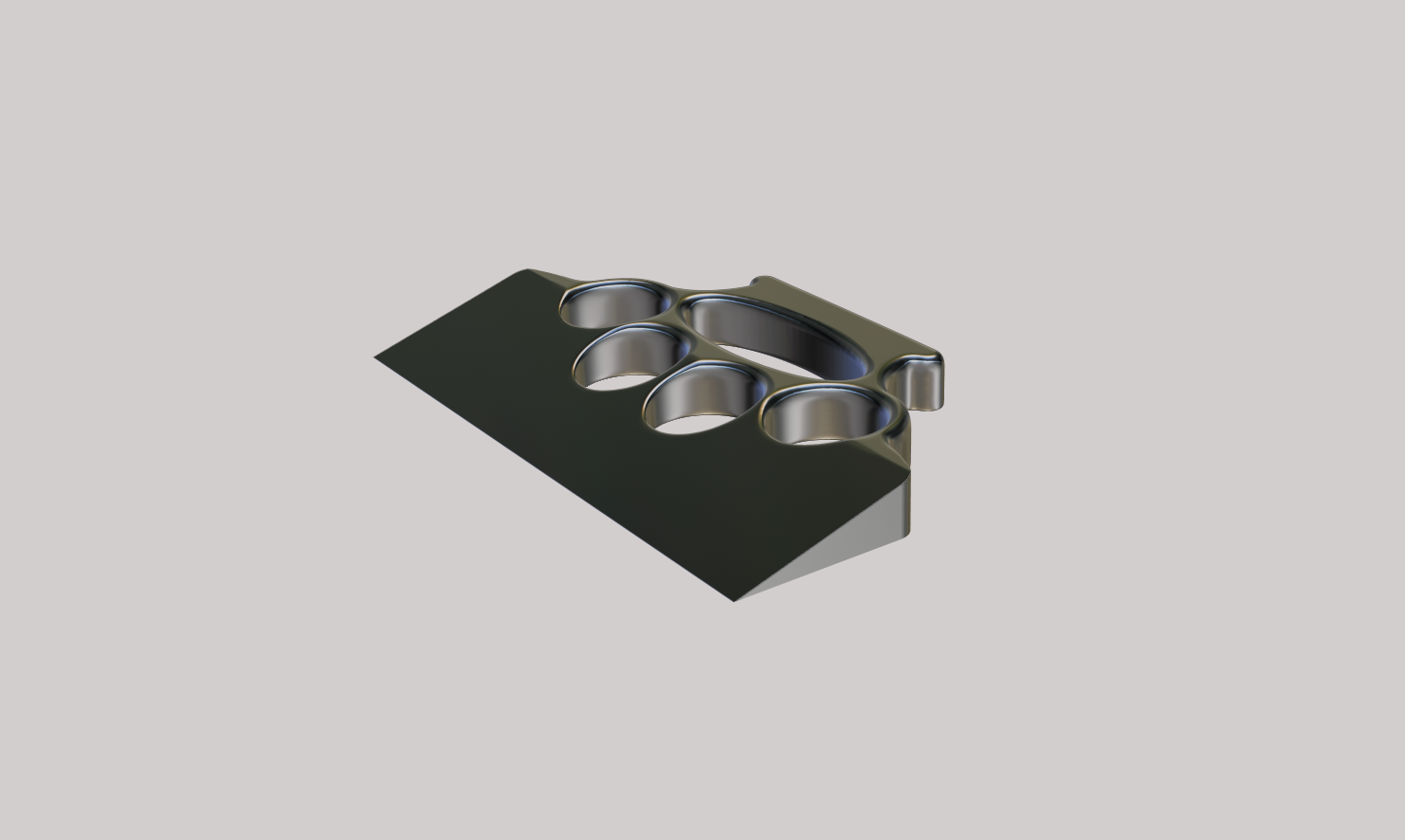 Miniatura 2 do modelo 3D Knuckle ice scraper