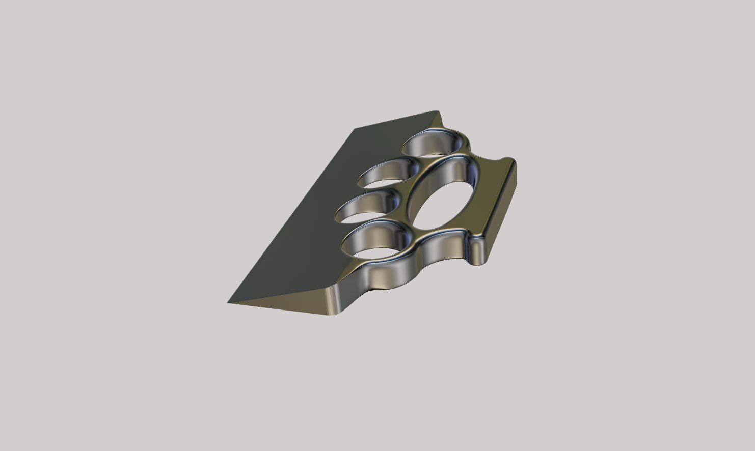 Knuckle ice scraper