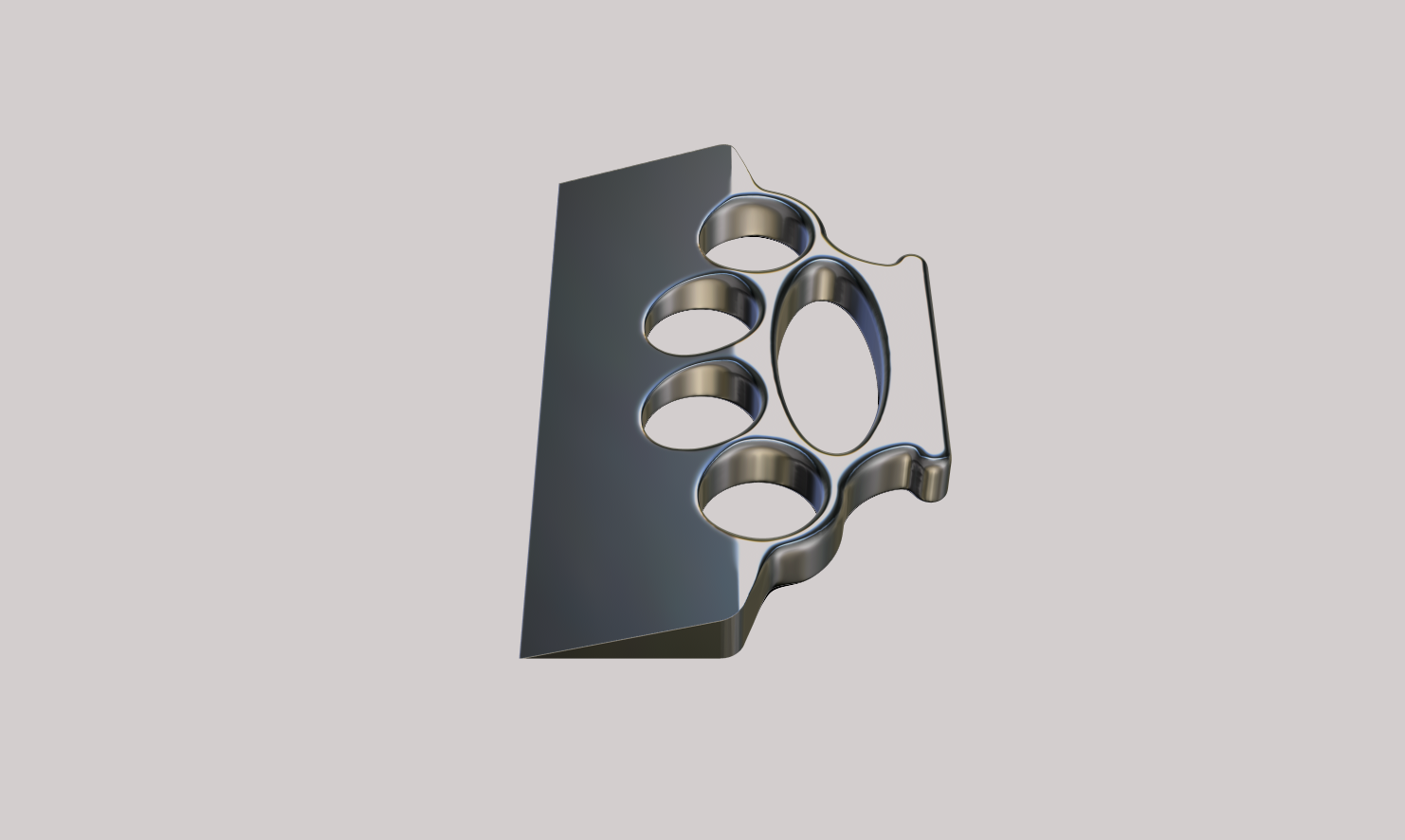 Miniatura 3 do modelo 3D Knuckle ice scraper