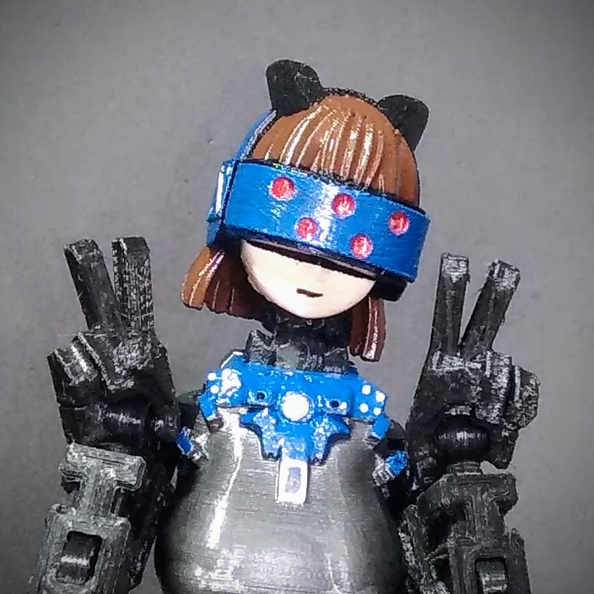 Cyborg head for Dummy / Lucky 13