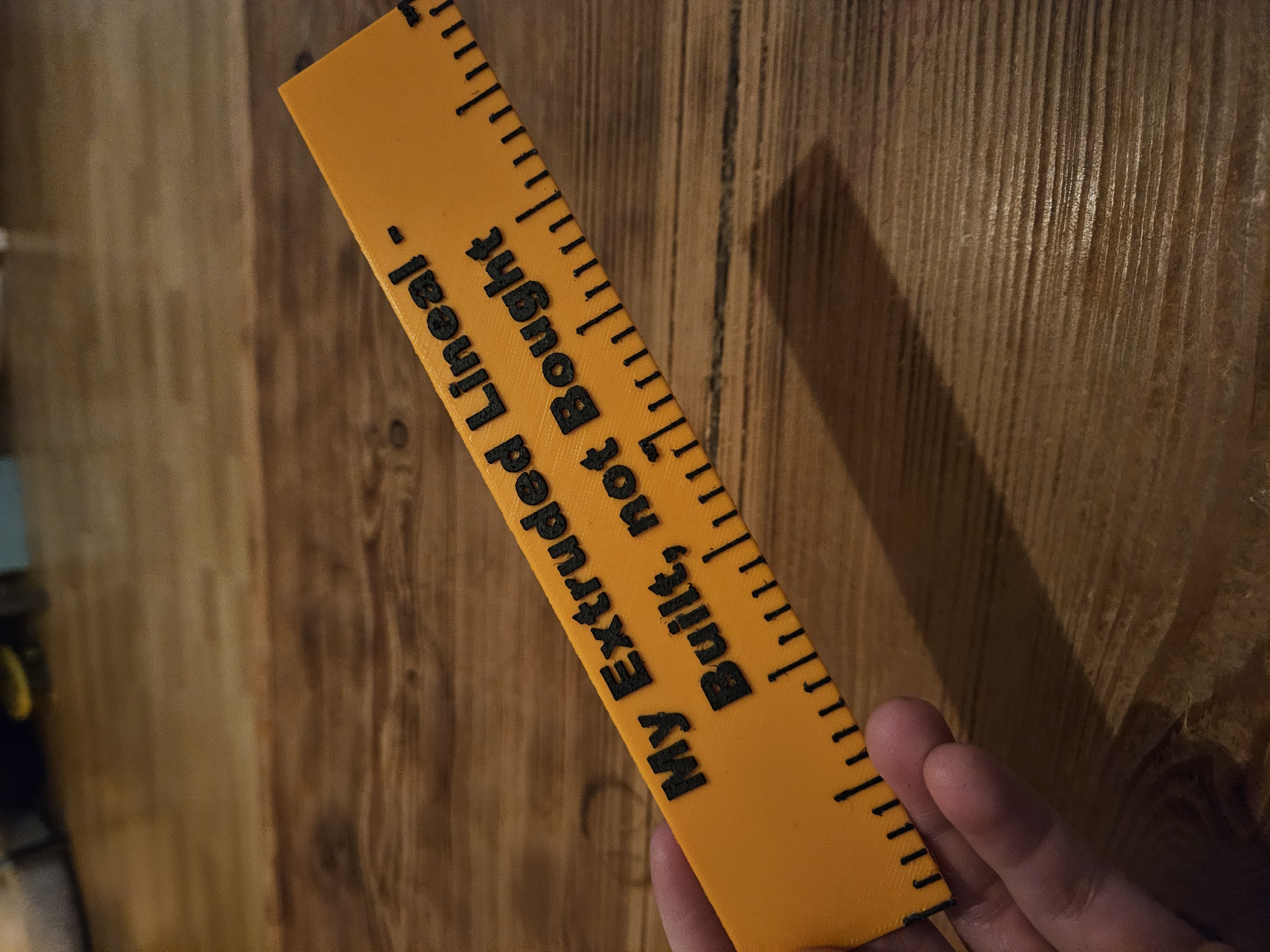 Lineal (20 Zentimeter/Centimeter) - My extruded lineal - built, not bought