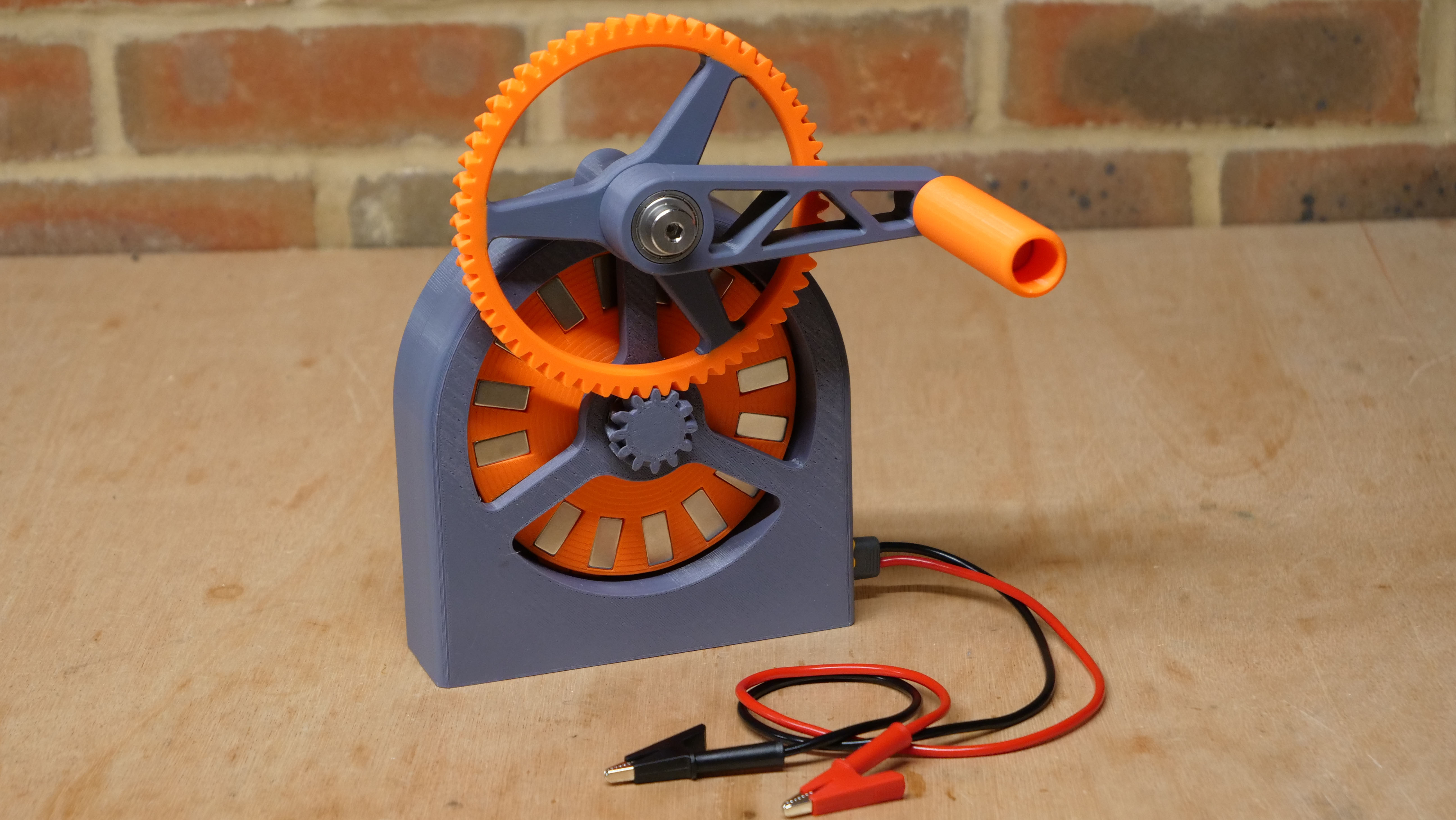Hand Crank Generator By Tom Stanton Download Free STL Model