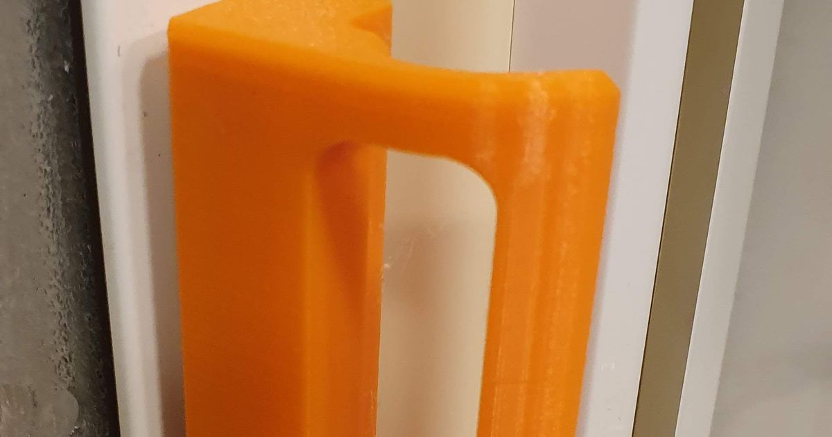 Shower door handle fix by misan Download free STL model