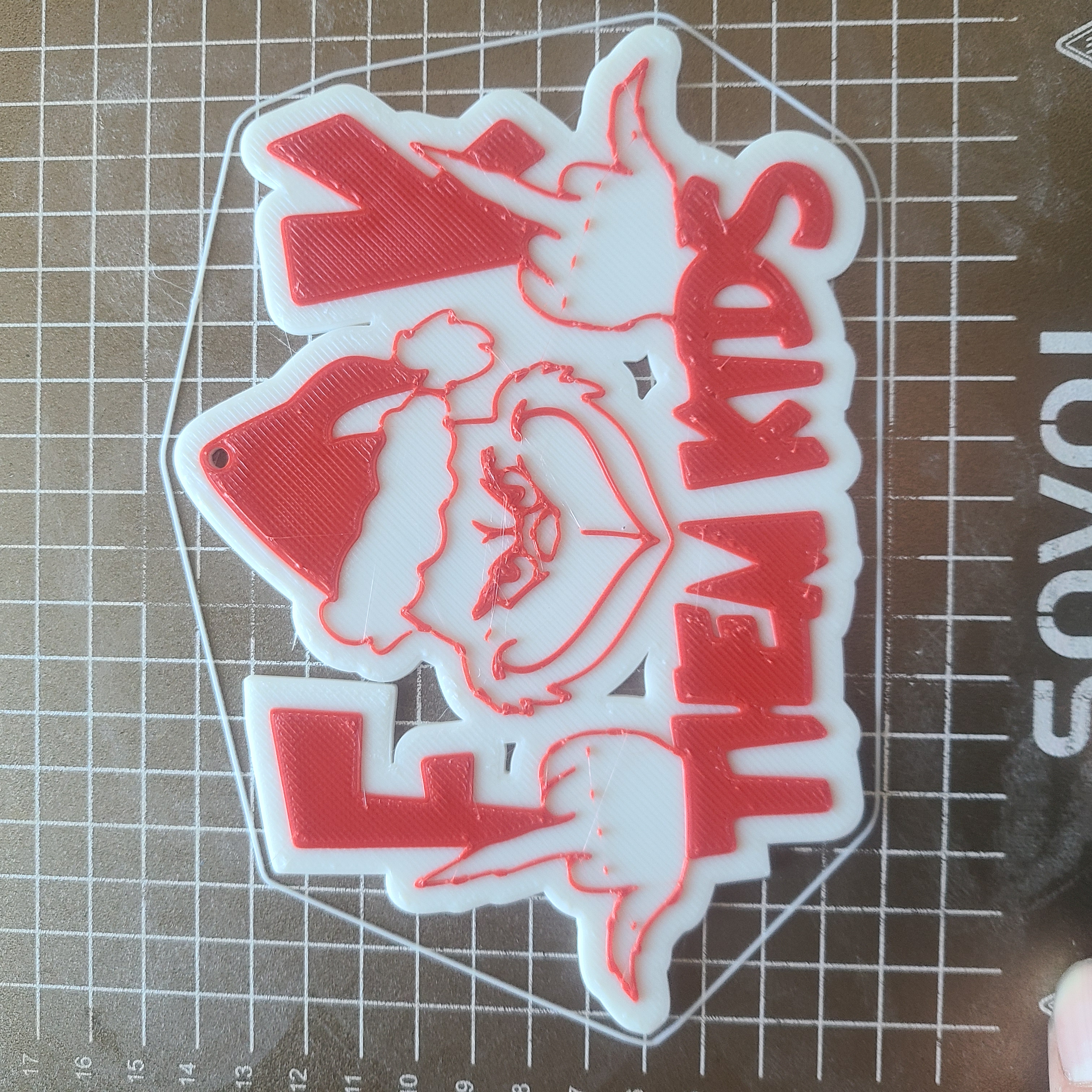 F them kids ornament wit grinch