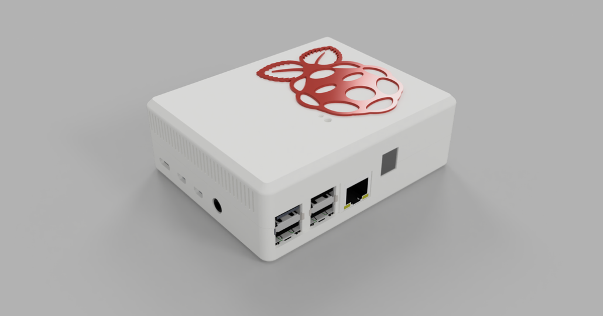 Raspberry Pi 4 Case with Homematic RPI-RF-MOD by uepsie | Download free ...