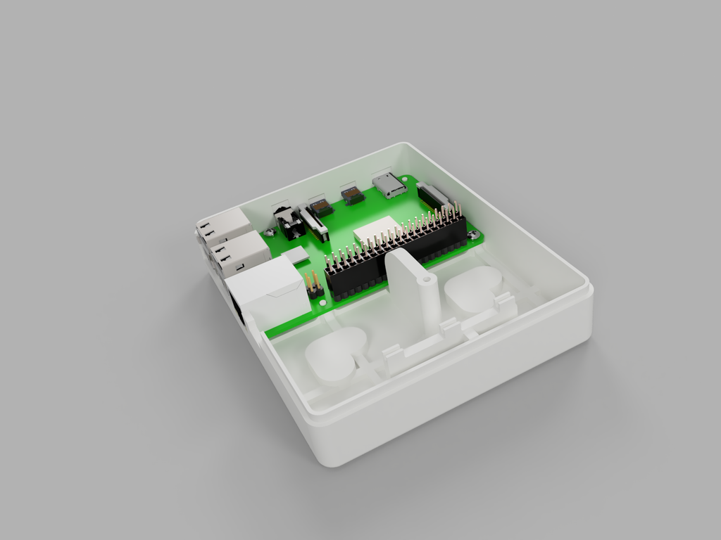 Raspberry pi 4 case with homematic rpi rf mod by uepsie download free