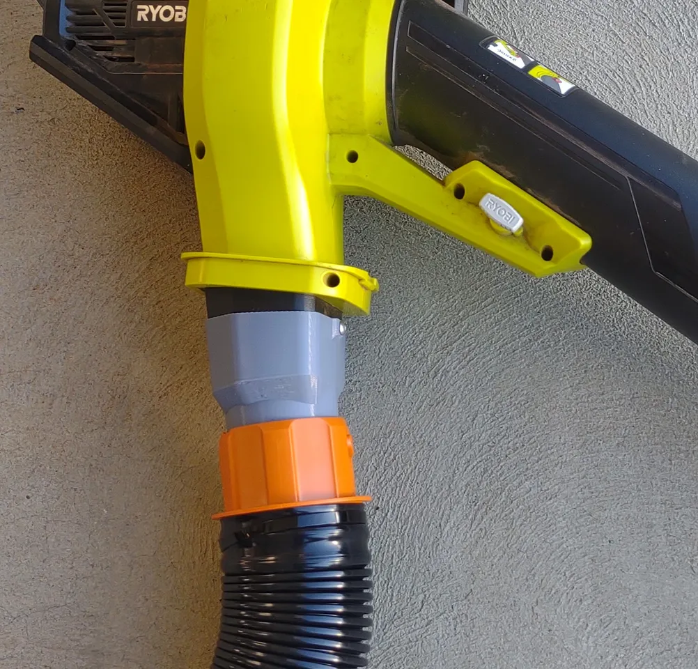 Ryobi Vac Attack adapter for Worx LeafPro Collection by mulcmu