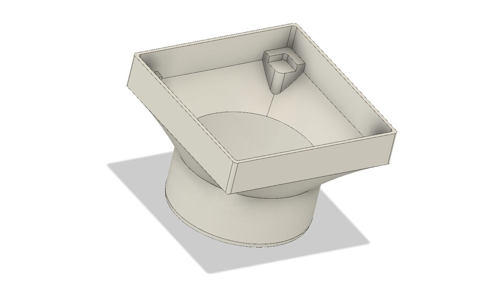Floor Drain, 130x130 mm, Pipe connection diameter 100 mm