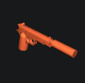 Lego Pistol with silencer