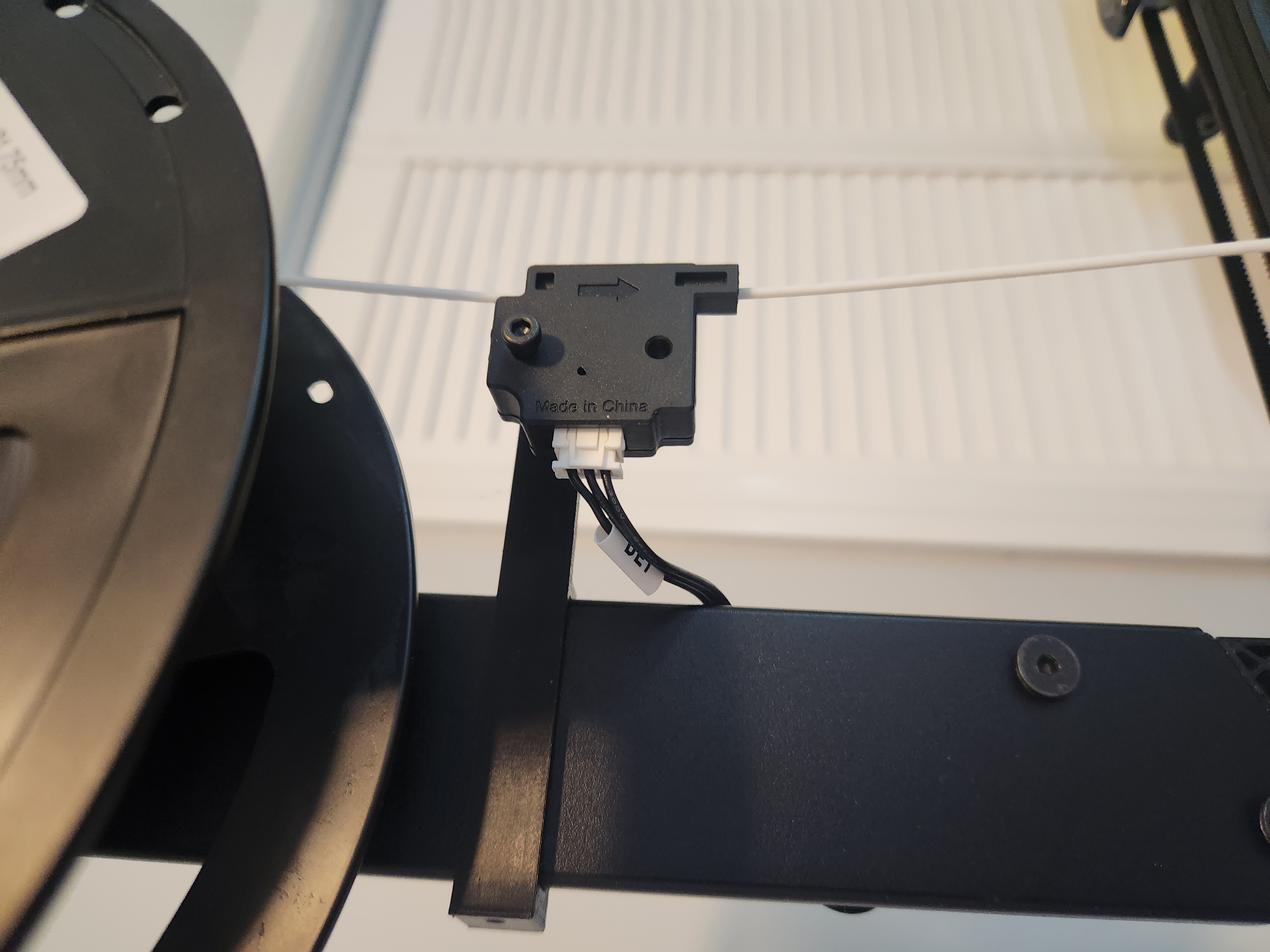 Anycubic Kobra 2 Max Clip On Filament Runout Sensor  Bracket for Stock Spool Holder