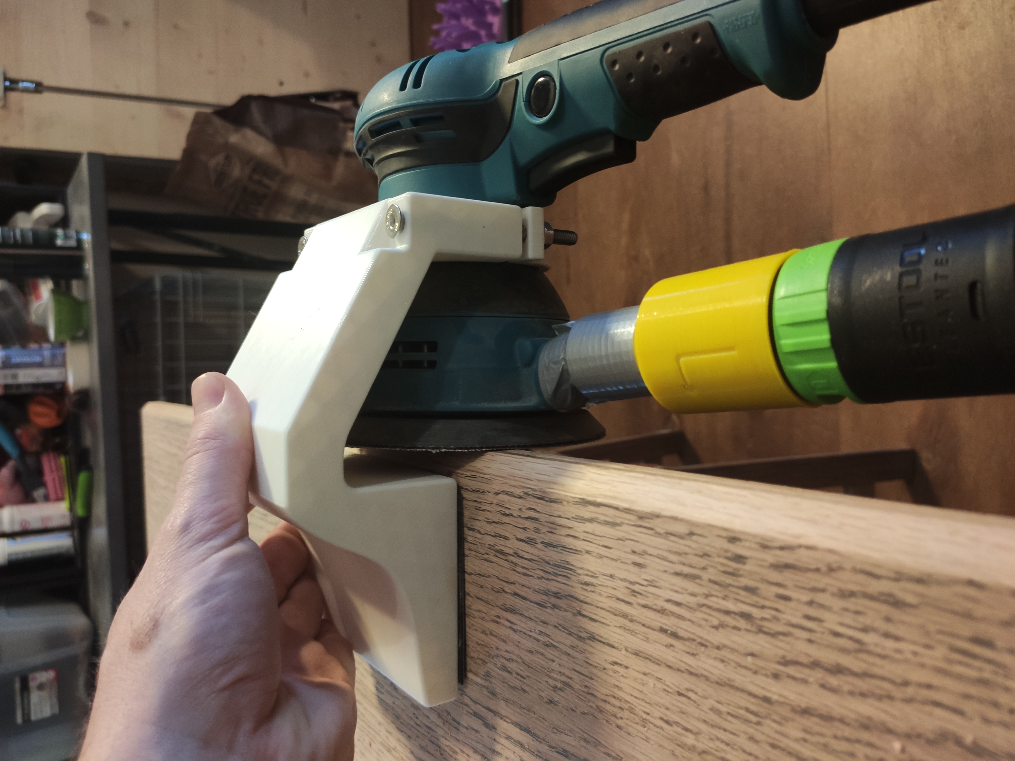 Makita Sander 45 and 90 edge sanding adapter