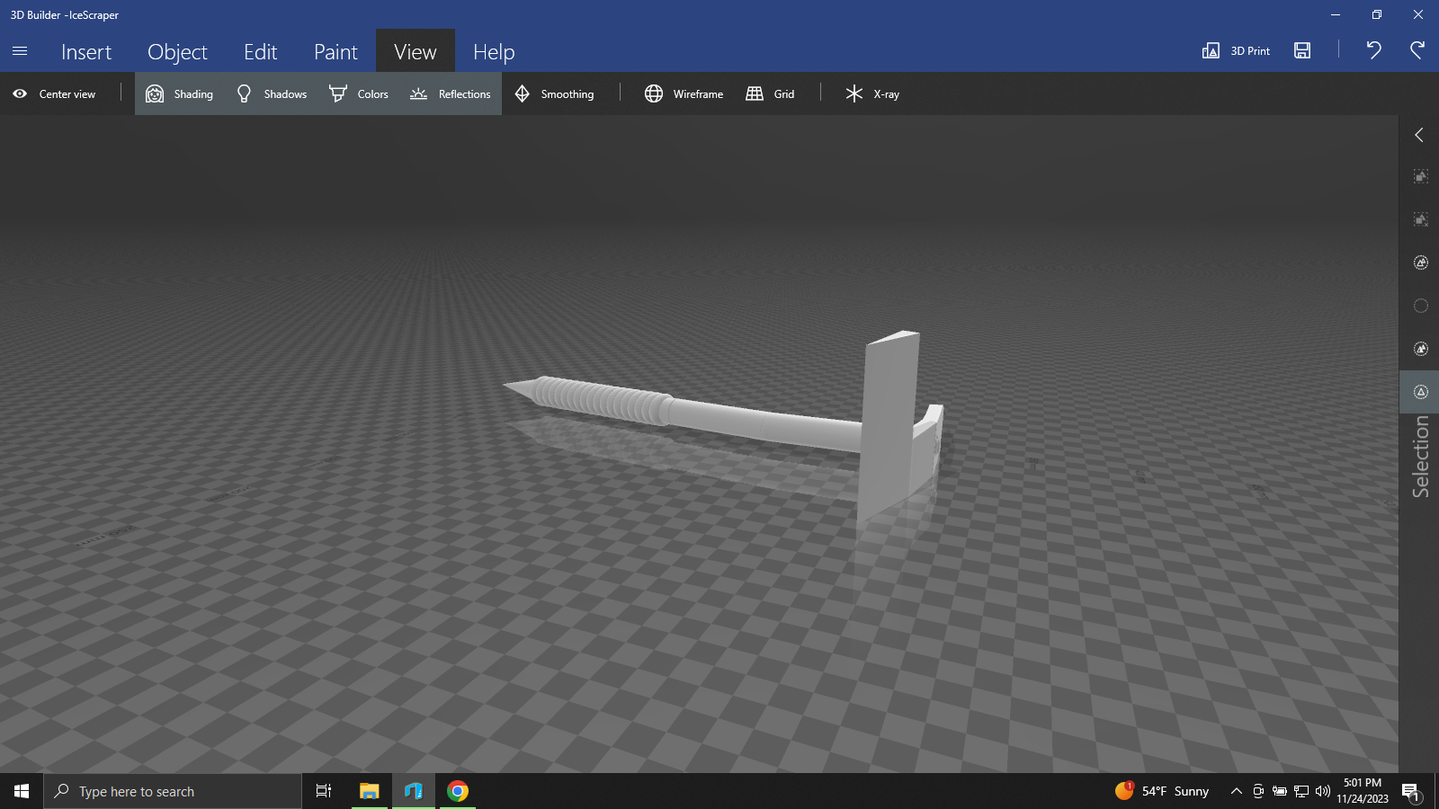 Miniatura 2 do modelo 3D Ice Scraper Pick Axe