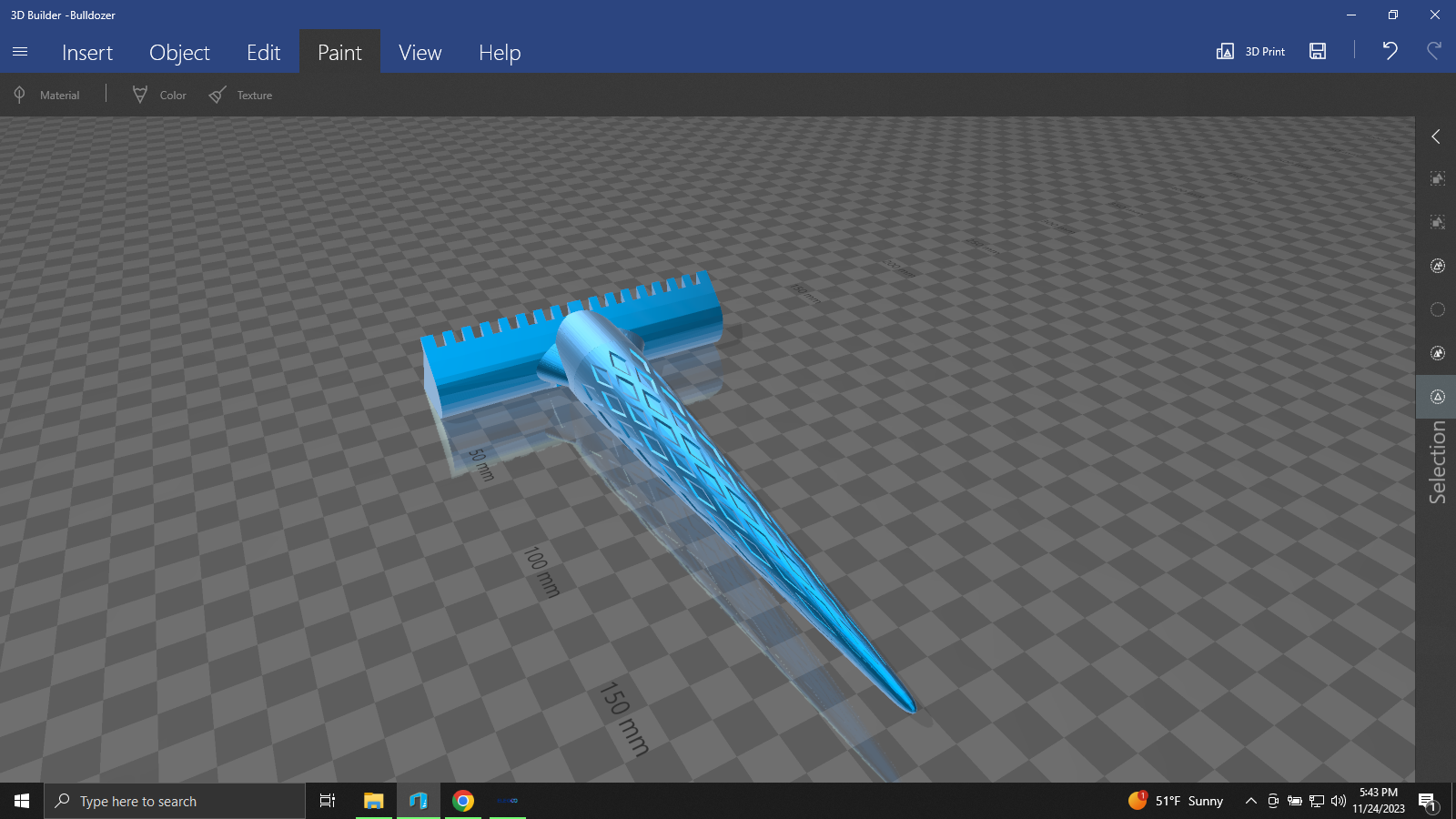 Miniatura 2 do modelo 3D Simple Scraper