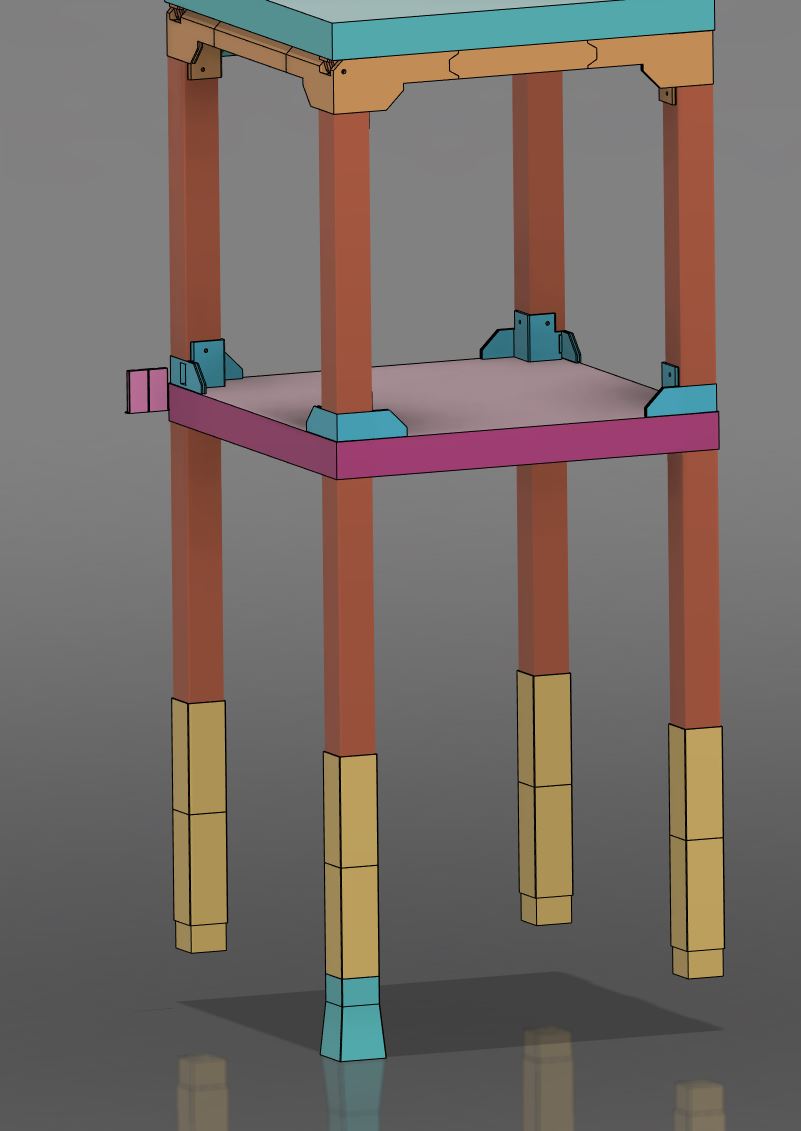 Prusa Lack v2 Enclosure Leg Extenders